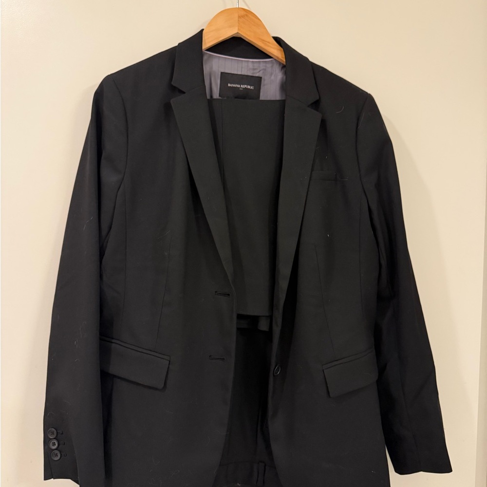 Banana Republic Black Blazer and Pants